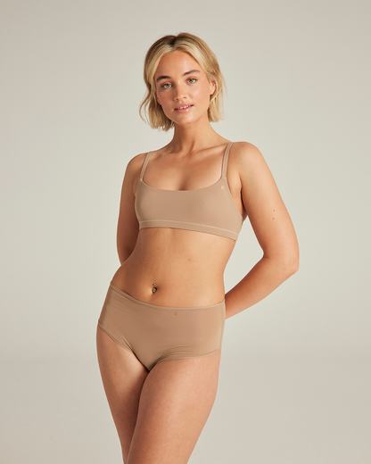 The Stretch Scoop Neck Bralette - Bare 03