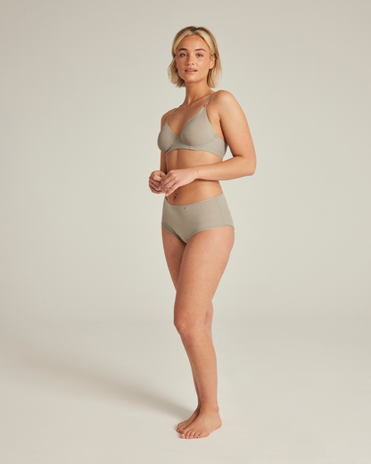 The Stretch Boss Full Cover Bra - Sage Green