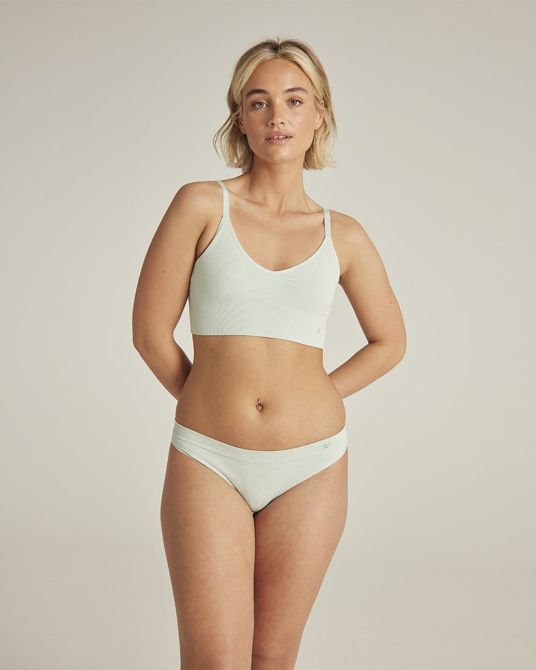 The Form Seamless Bralette 2 Pack - Mint & Sky