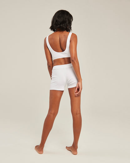 The Organic Cotton Boyfriend Boxer - Cotton White