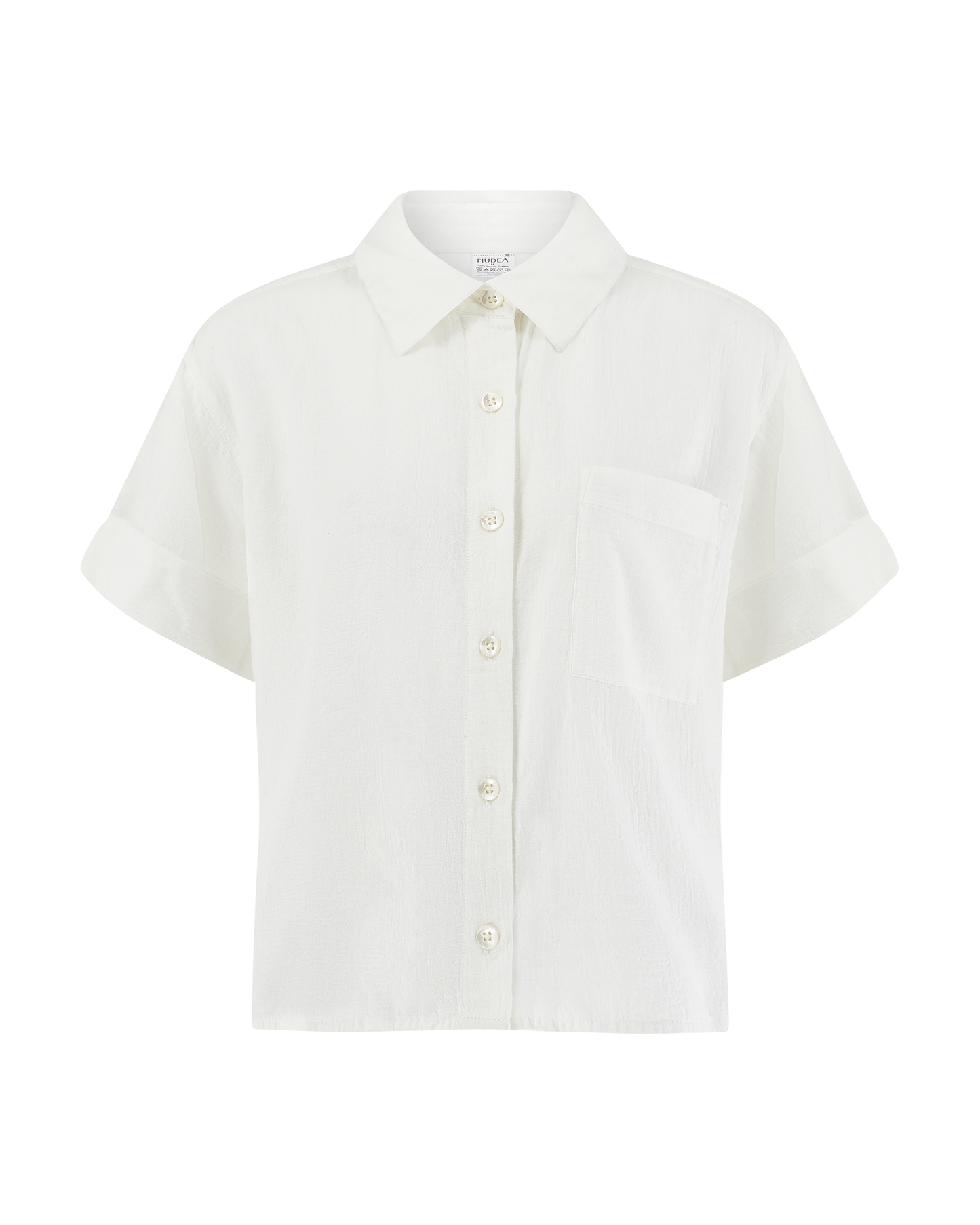 The Short Sleeve Shirt - Cotton White