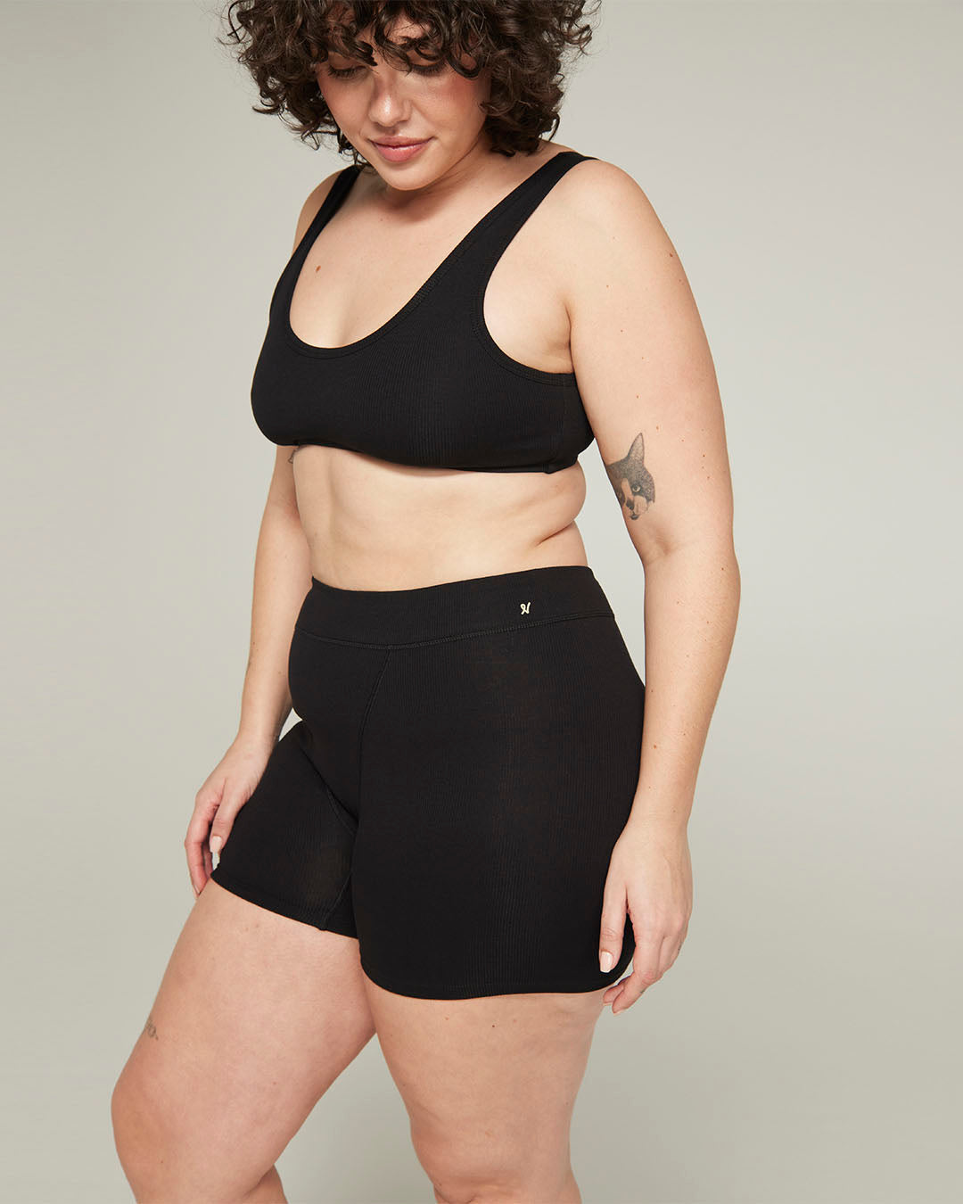 The Organic Cotton Boyfriend Boxer - Black