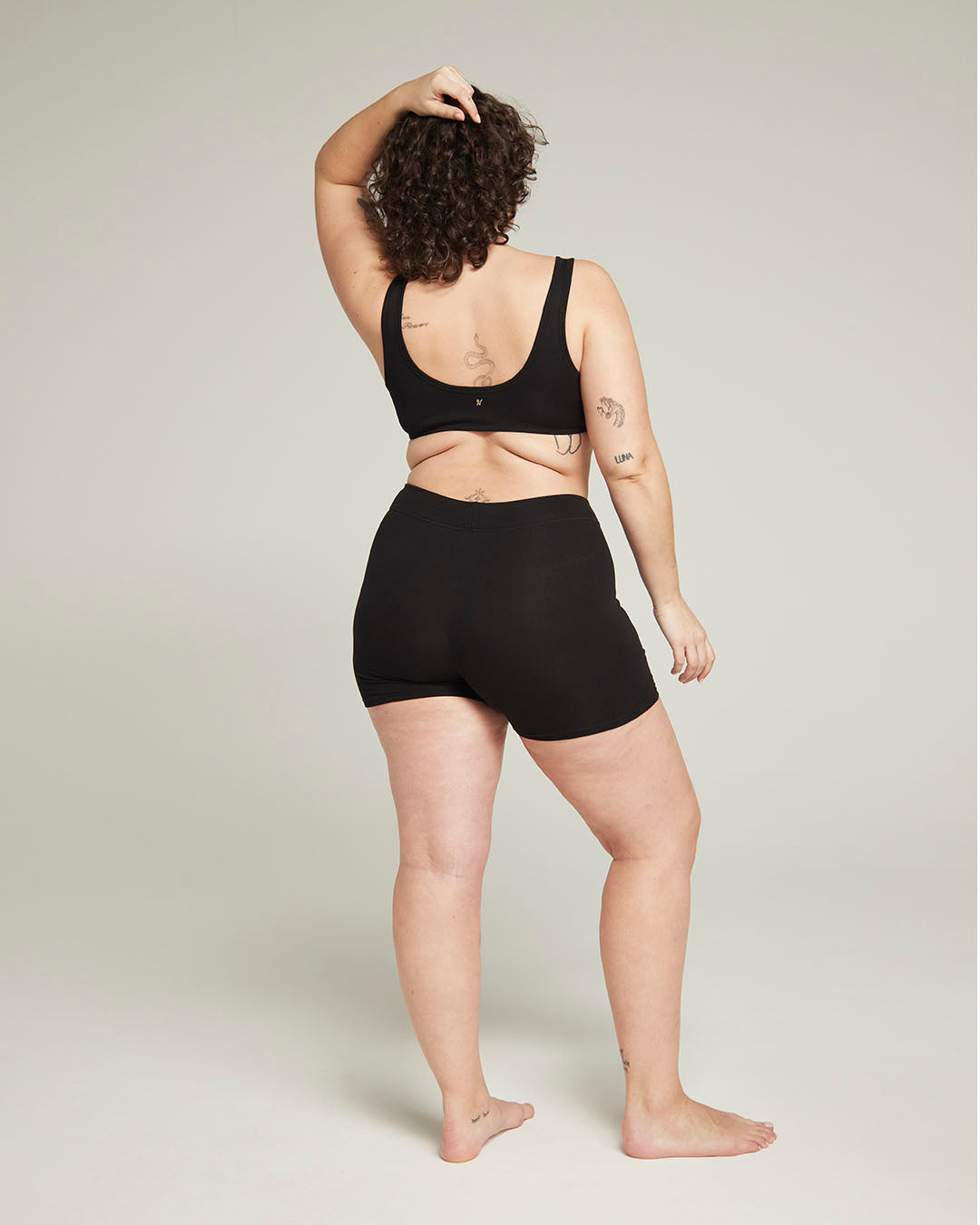 The Organic Cotton Boyfriend Boxer - Black