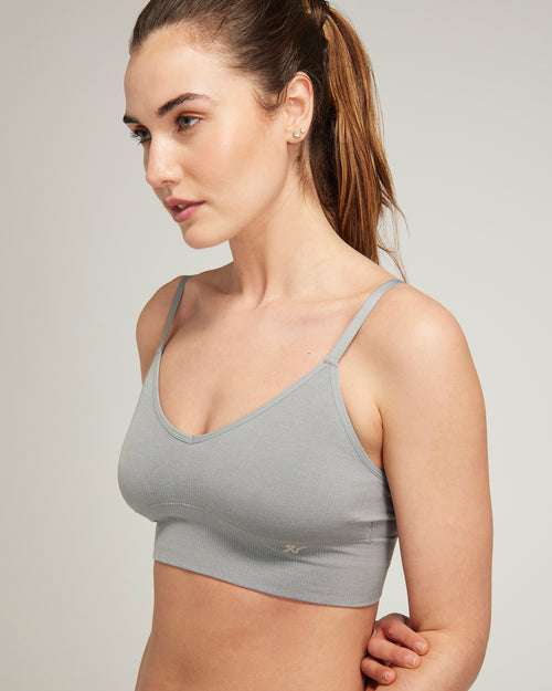 The TENCEL™ Seamless Bralette - Storm Grey