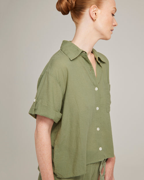 The Short Sleeve Shirt - Rosemary