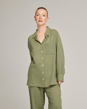 The Midi Shirt - Rosemary