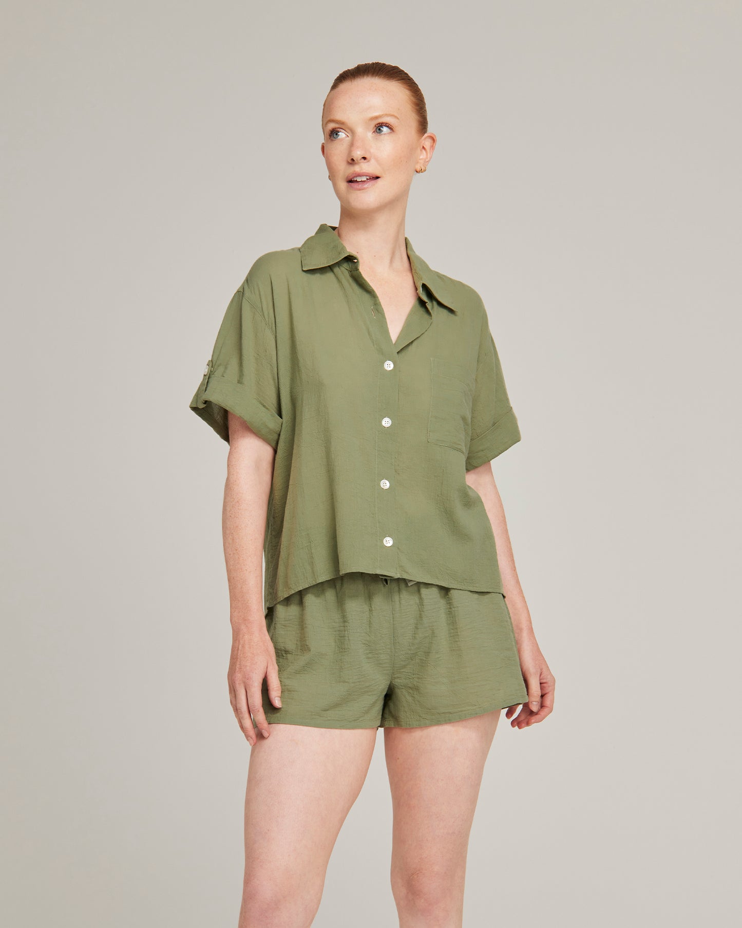 The Short Sleeve Shirt - Rosemary