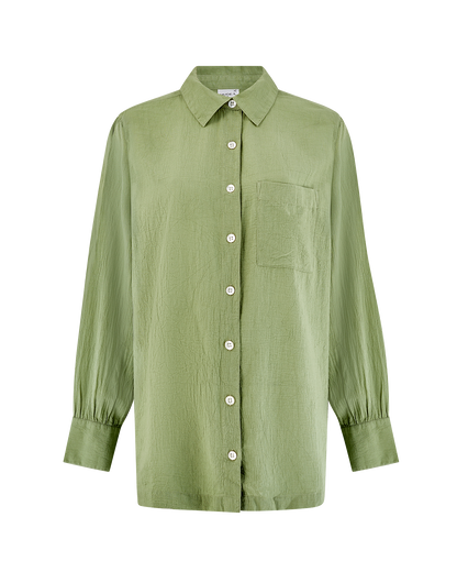 The Midi Shirt - Rosemary