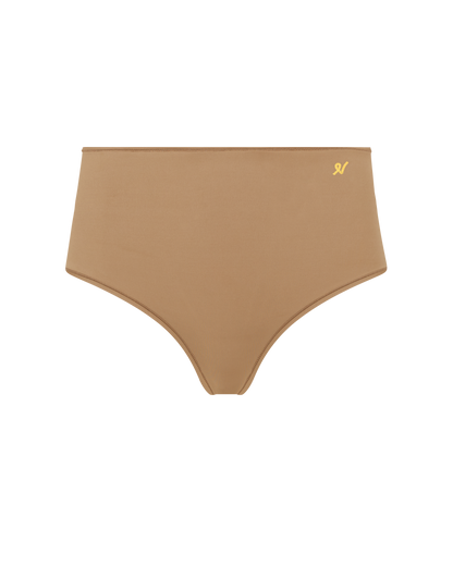 The Stretch High Waisted Brief - Bare 03