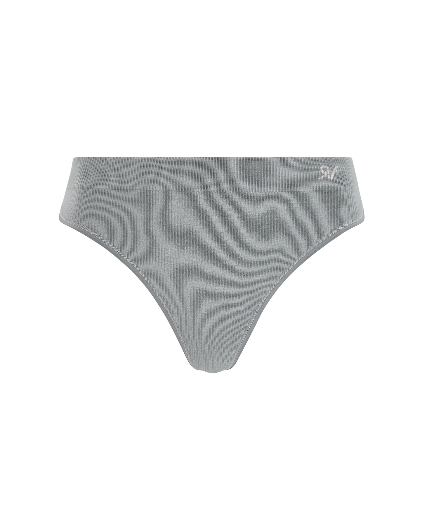 The TENCEL™ Seamless High Leg Brief - Storm Grey