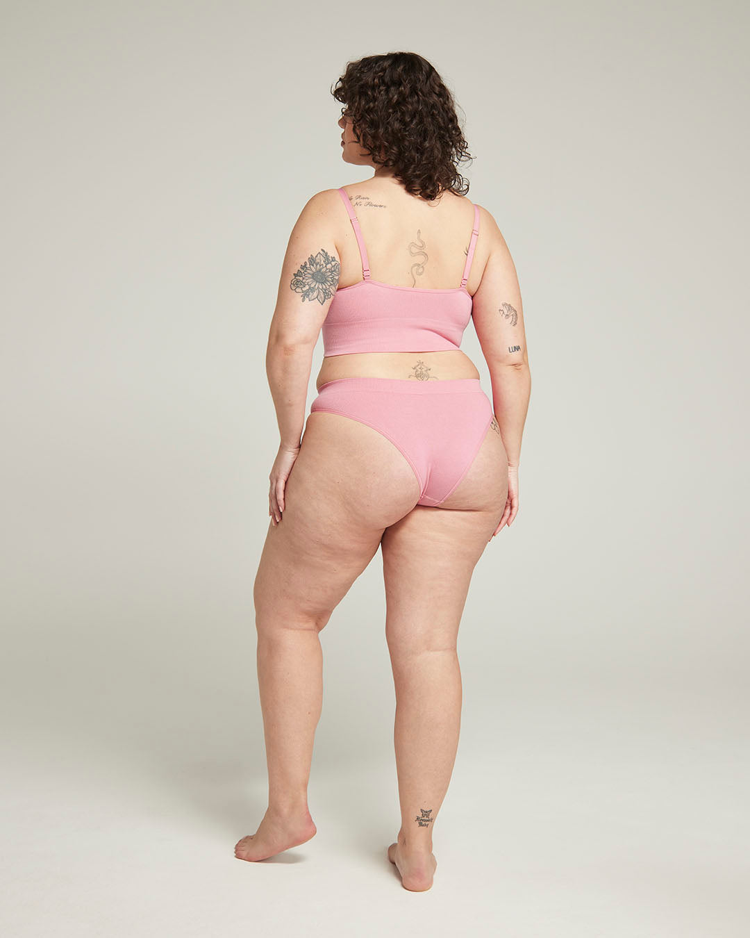 The TENCEL™ High Leg Brief - Rose Pink