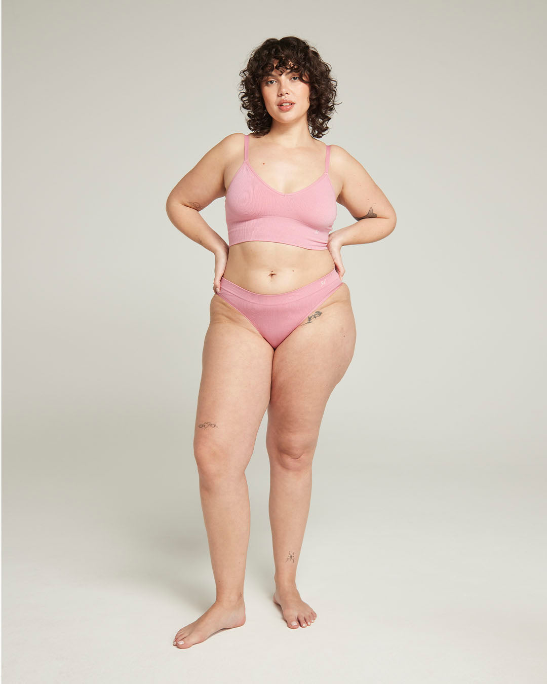 The TENCEL™ High Leg Brief - Rose Pink