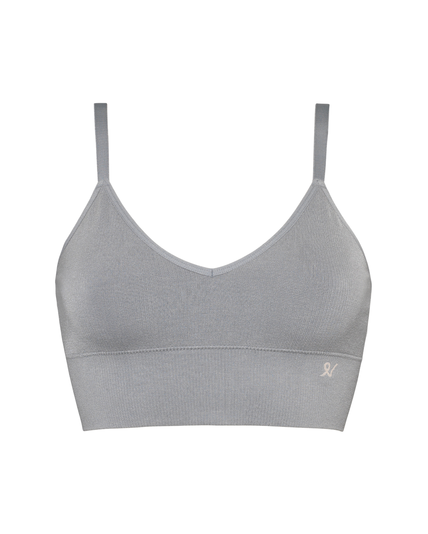 The TENCEL™ Seamless Bralette - Storm Grey