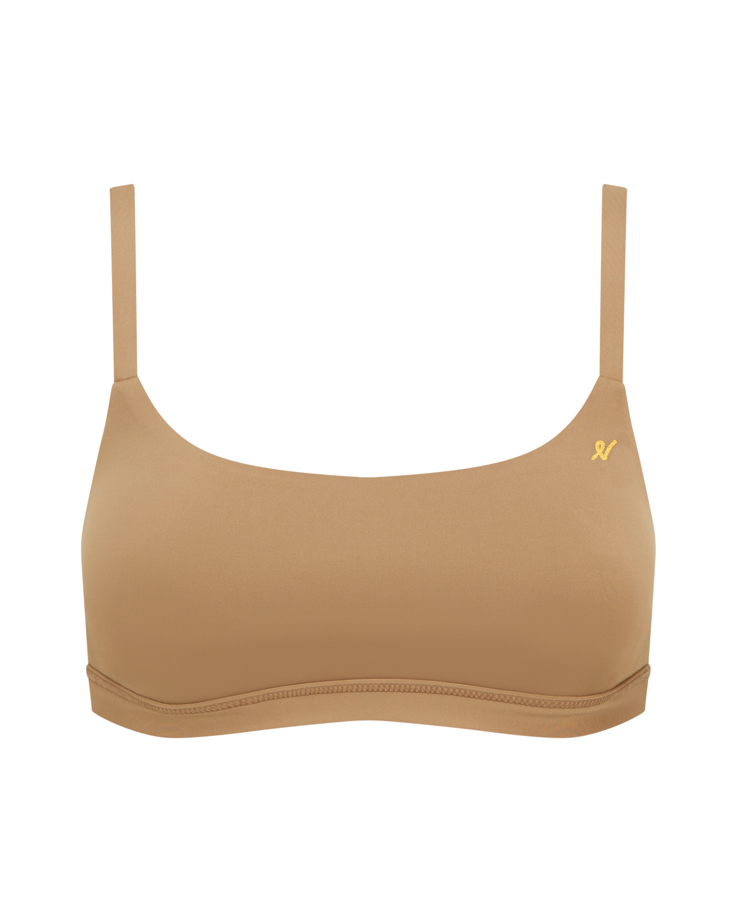 The Stretch Scoop Neck Bralette - Bare 03