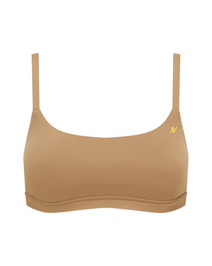 The Stretch Scoop Neck Bralette - Bare 03