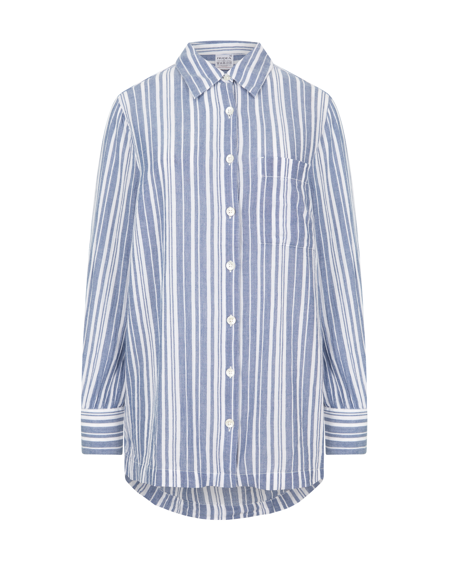The Midi Shirt - French Navy Stripe