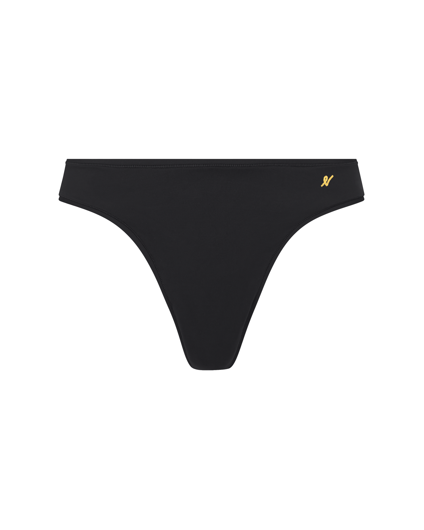 The Stretch Dipped Thong - Black