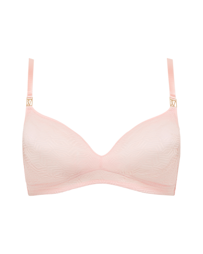 The Easy Does It F+ Bralette - Blush Pink